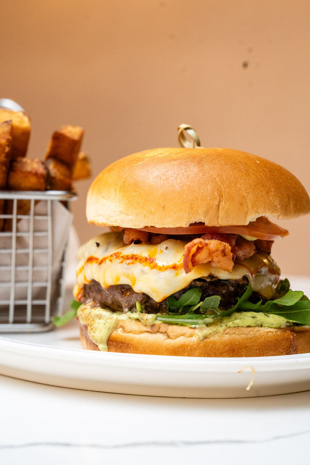 Rosé cocktail enjoyed at the table