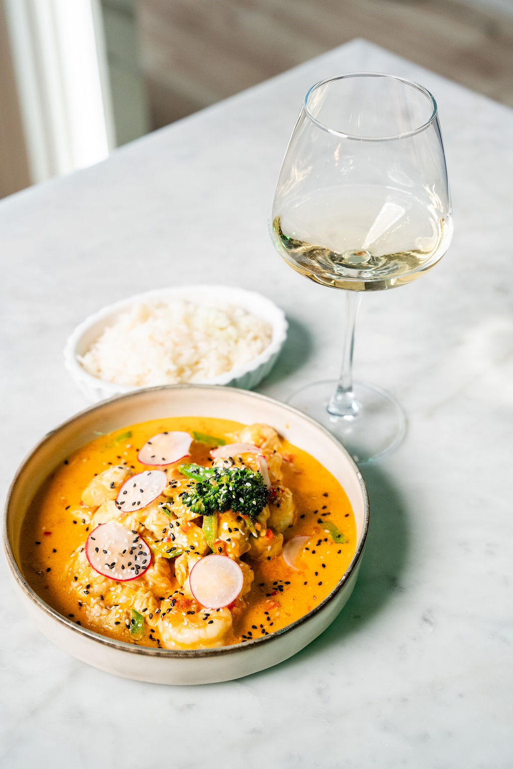 AB signature cocktail with dramatic splash